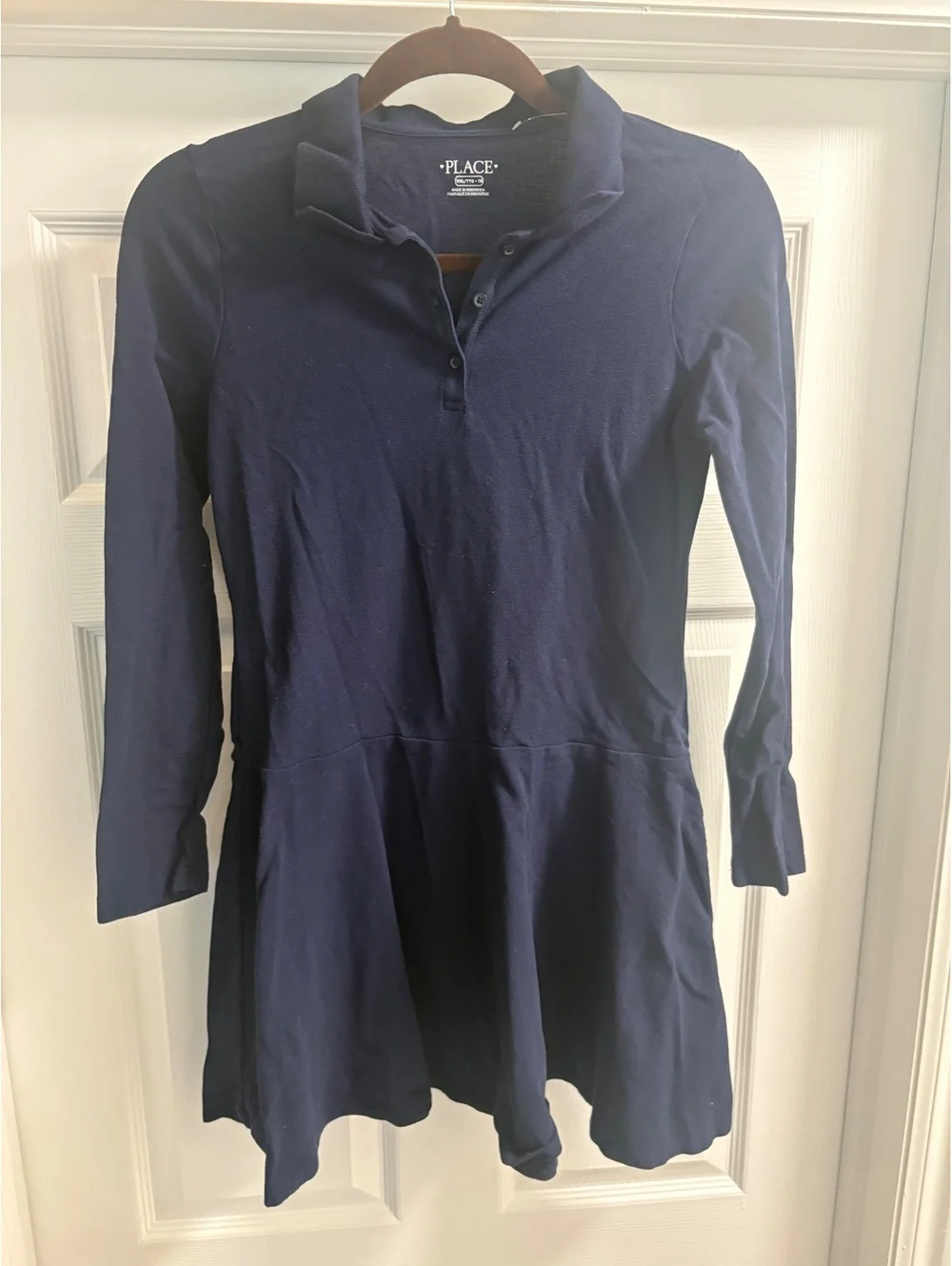 4-Pc Bundle Children's Place Navy Long Sleeve Polo Dresses